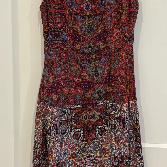 Maeve Anthropologie Multicolor Floral Midi Dress. Size 2. - Picture 5 of 9
